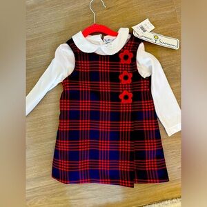 Florence Eiseman Long Sleeve Polo and Matching Jumper set